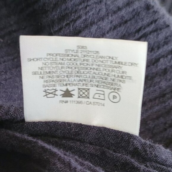 Tory Burch Navy White Tunic with Gold Accents Size 4 - Picture 11 of 12